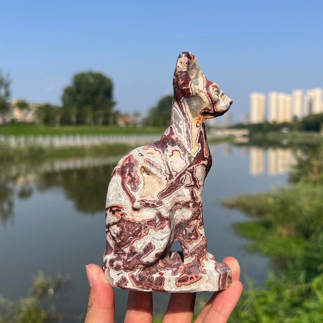 Mexican Agate Sphynx Cat -2