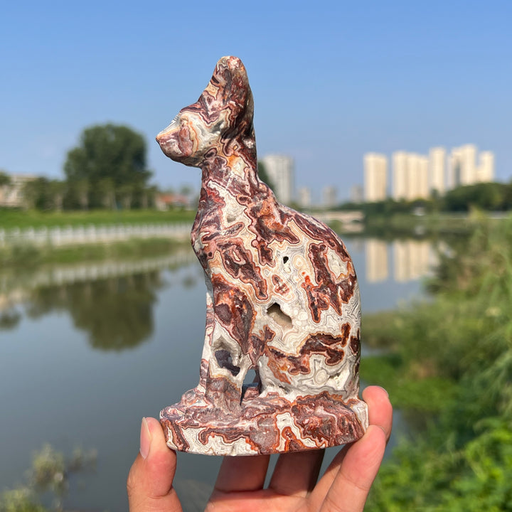Mexican Agate Sphynx Cat -2