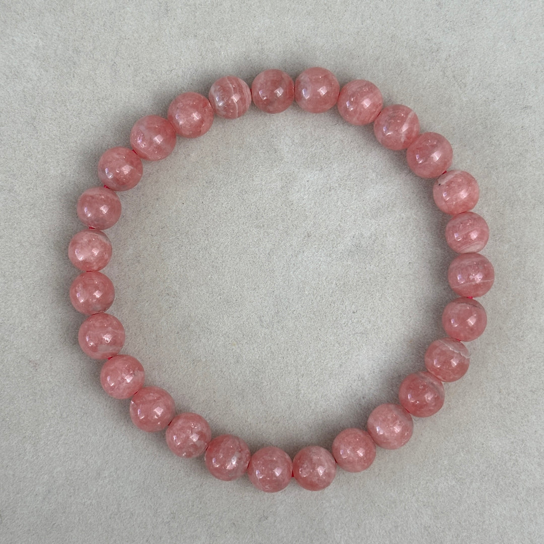 Rhodochrosite Bracelet 6.2-6.8mm