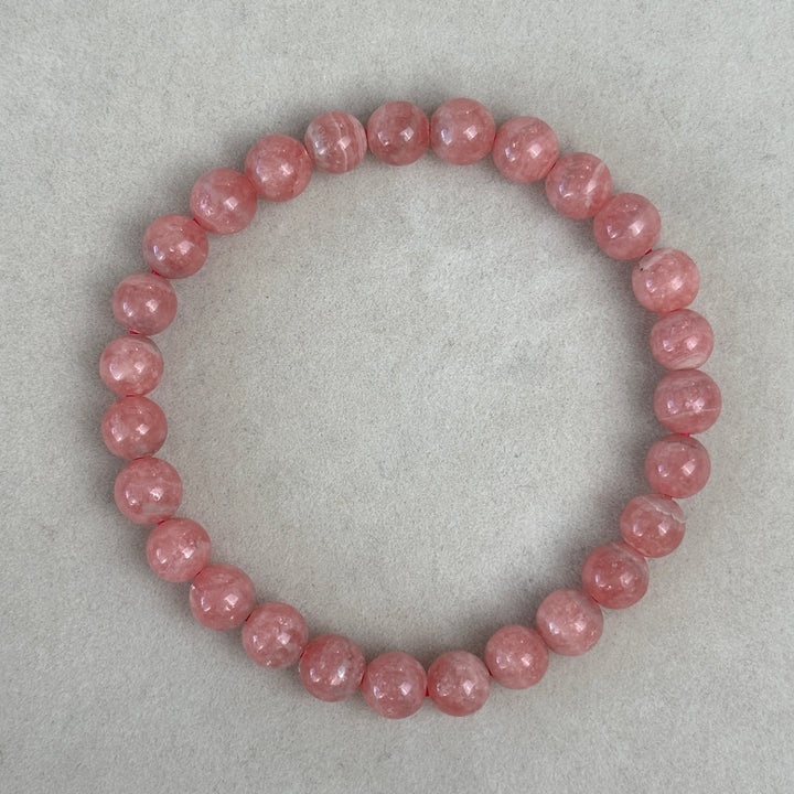 Rhodochrosite Bracelet 6.2-6.8mm
