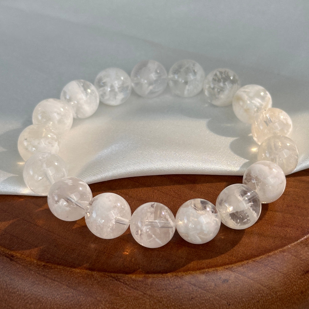 Snowflake Phantom Quartz Bracelet 11.9-12.3mm