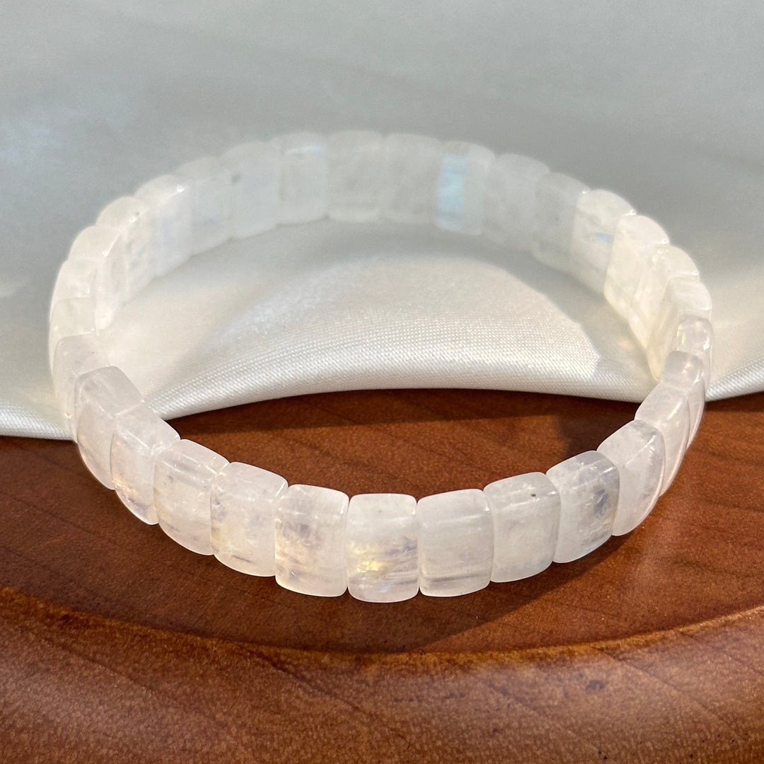 Indian Moonstone Soft Bangle 9.6-10.1mm