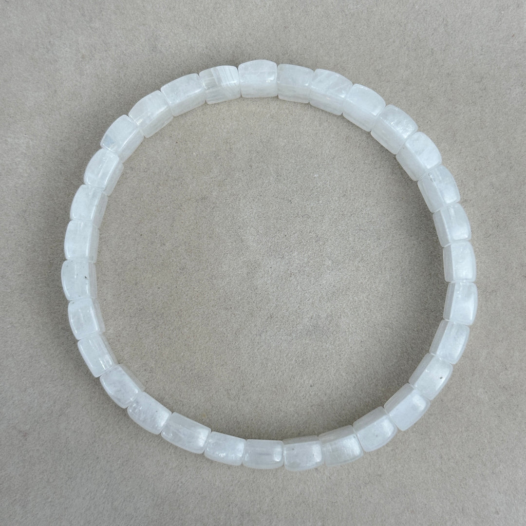 Indian Moonstone Soft Bangle 9.6-10.1mm