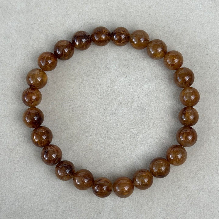 Golden Rutilated Quartz Bracelet 7.4-7.8mm