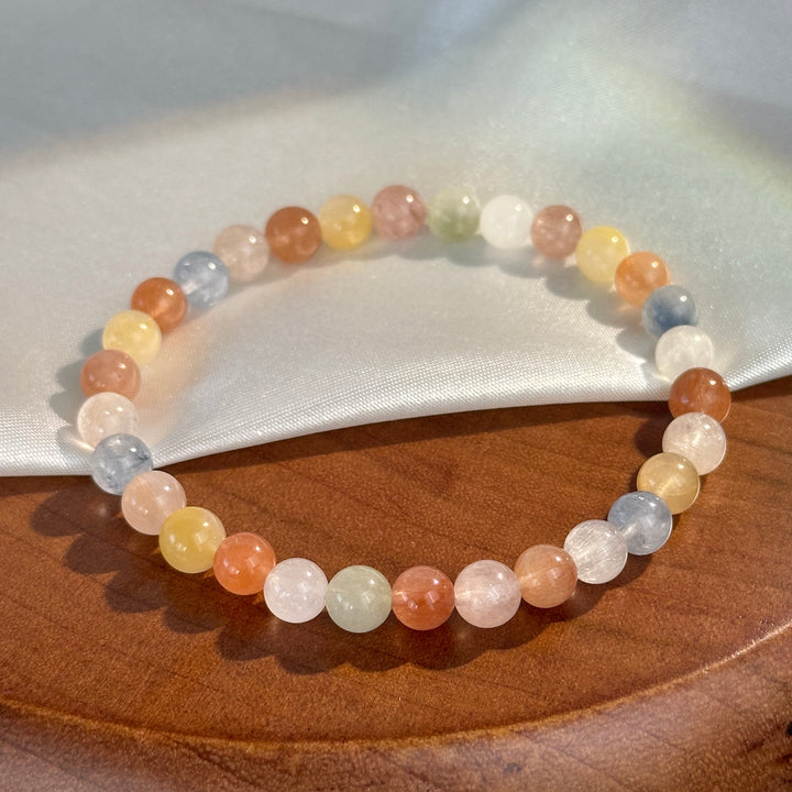 Rainbow Rabbit Hair Bracelet 5.9-6.1mm