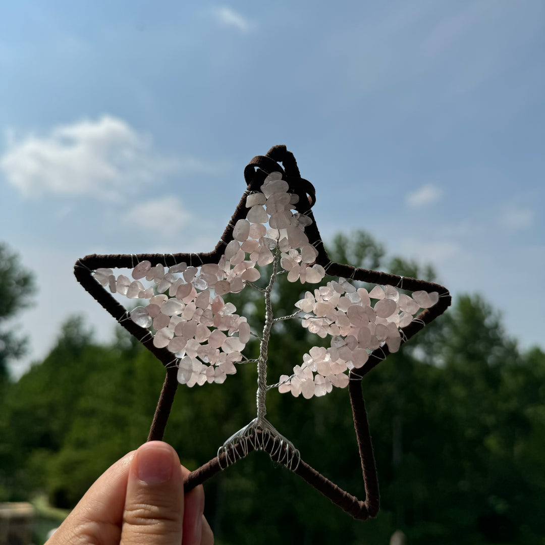 Star Tree of Life Hanging Ornaments, Hand Made