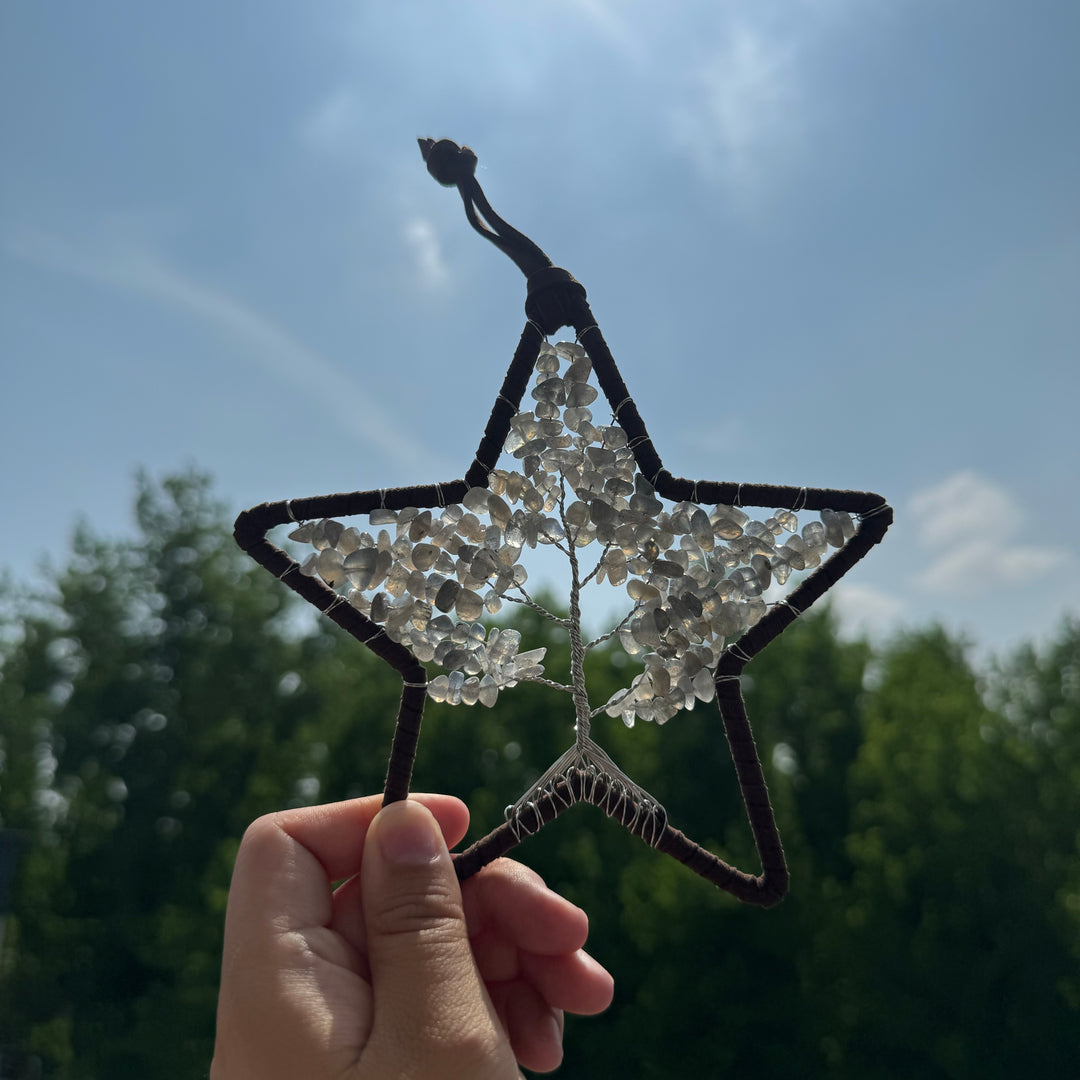 Star Tree of Life Hanging Ornaments, Hand Made