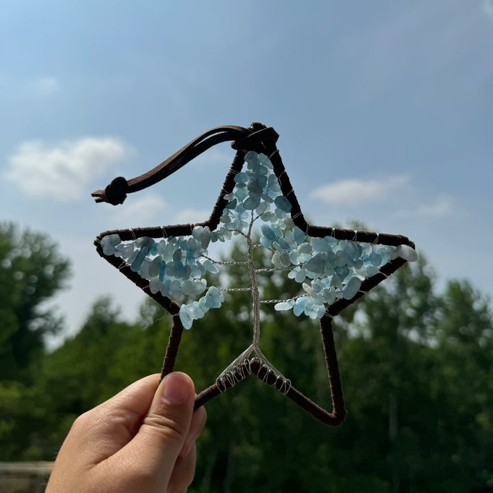 Star Tree of Life Hanging Ornaments, Hand Made