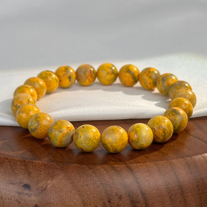 Bumble Bee Jasper Bracelet 8.9-9.3mm