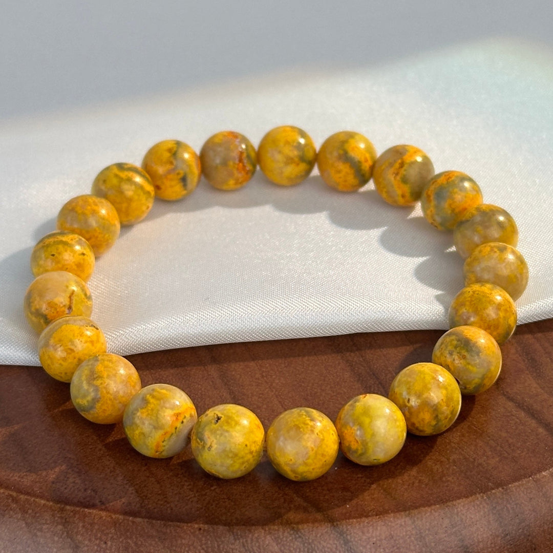 Bumble Bee Jasper Bracelet 8.9-9.3mm