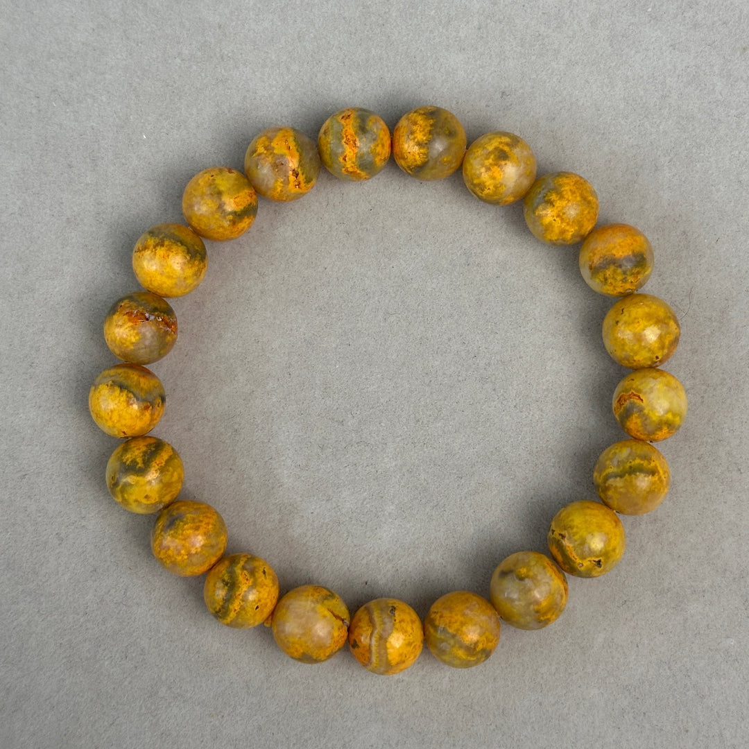 Bumble Bee Jasper Bracelet 8.9-9.3mm