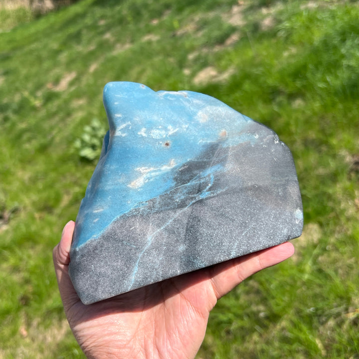 Unique,Natural Trolleite Landscape Carving