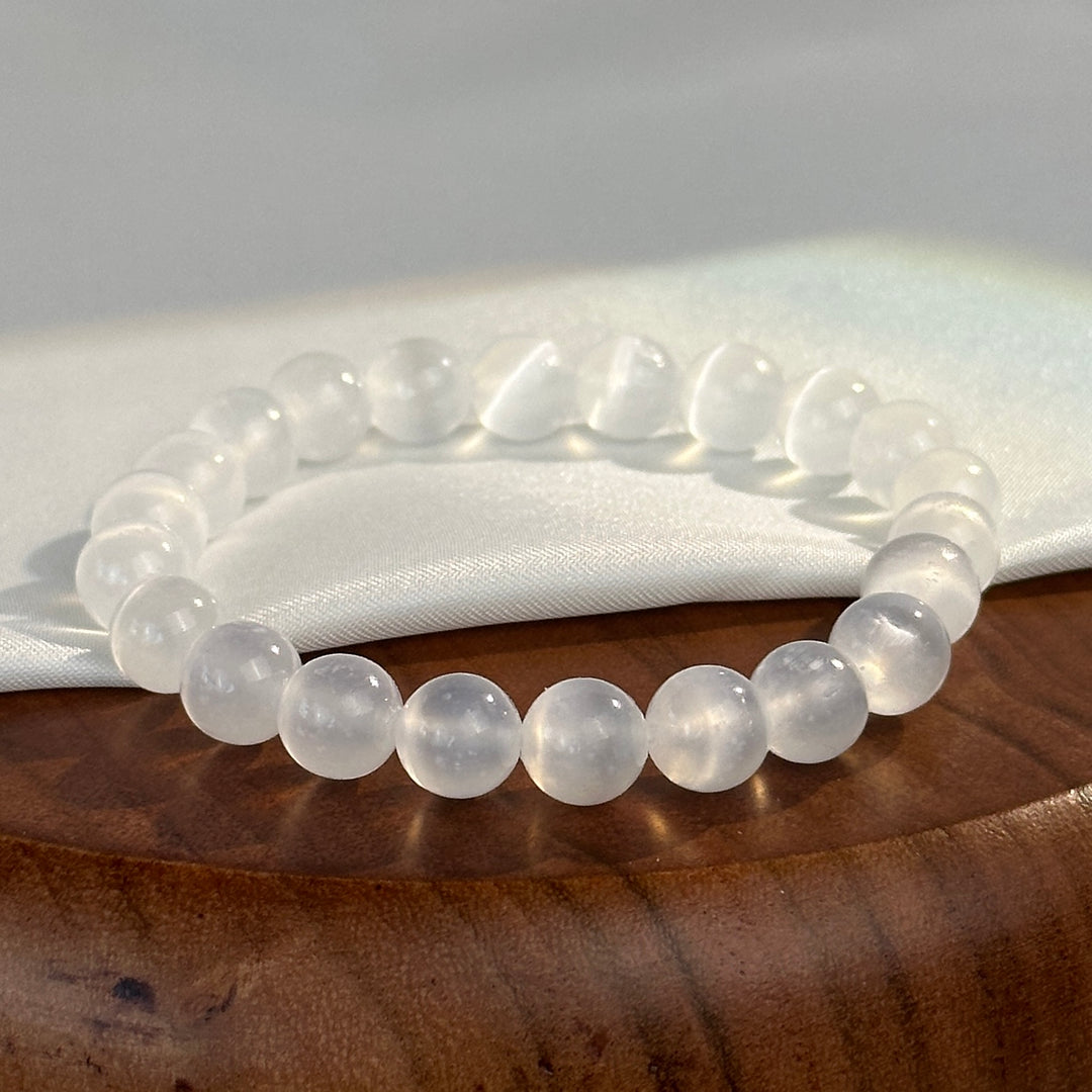 Selenite Bracelet 8.1-8.5mm