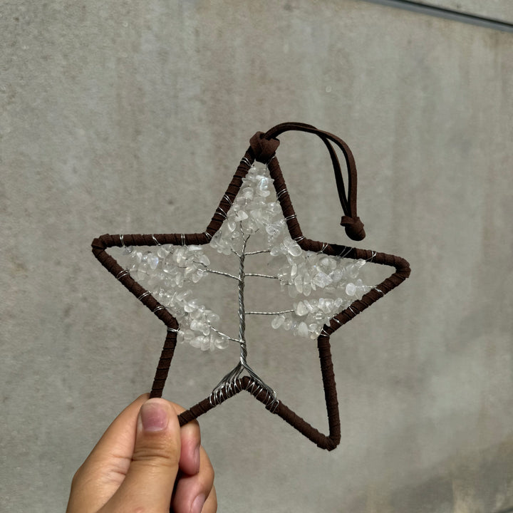 Star Tree of Life Hanging Ornaments, Hand Made