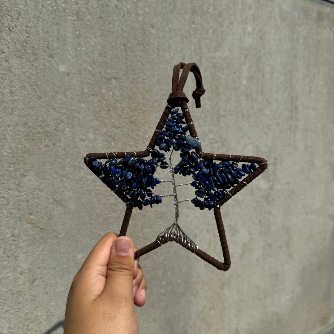 Star Tree of Life Hanging Ornaments, Hand Made