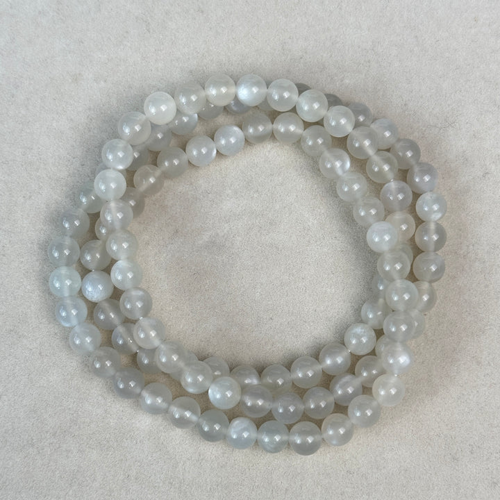 Moon Stone Triple Wrap 5.9-6.2mm