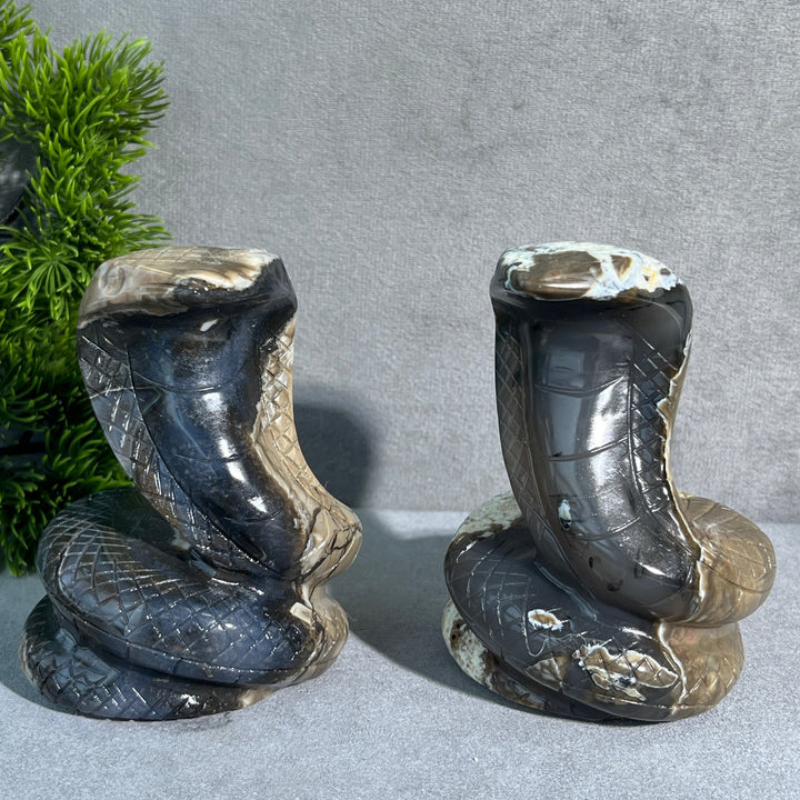 Unique,Volcanic Agate Snake