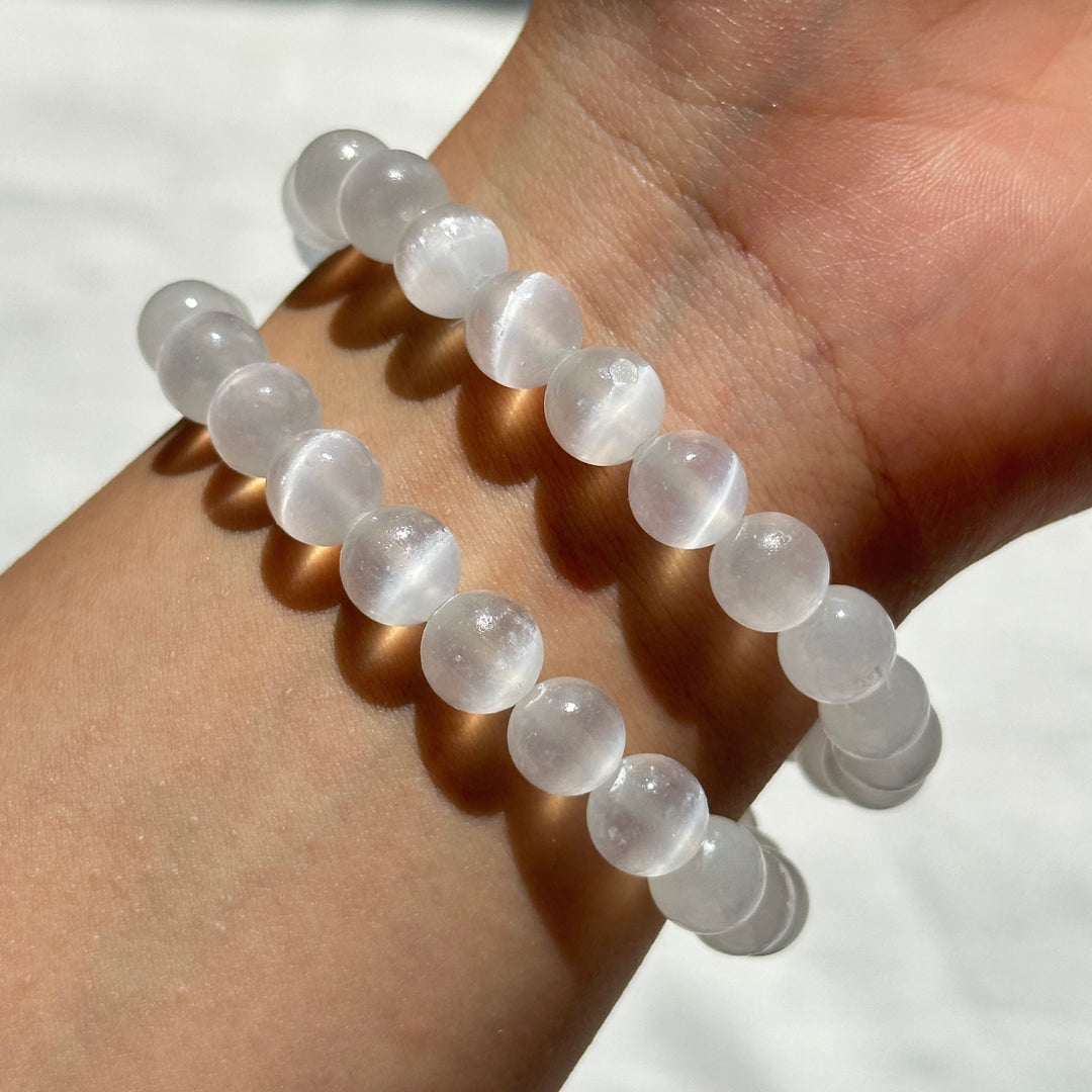 Selenite Bracelet 8.1-8.5mm
