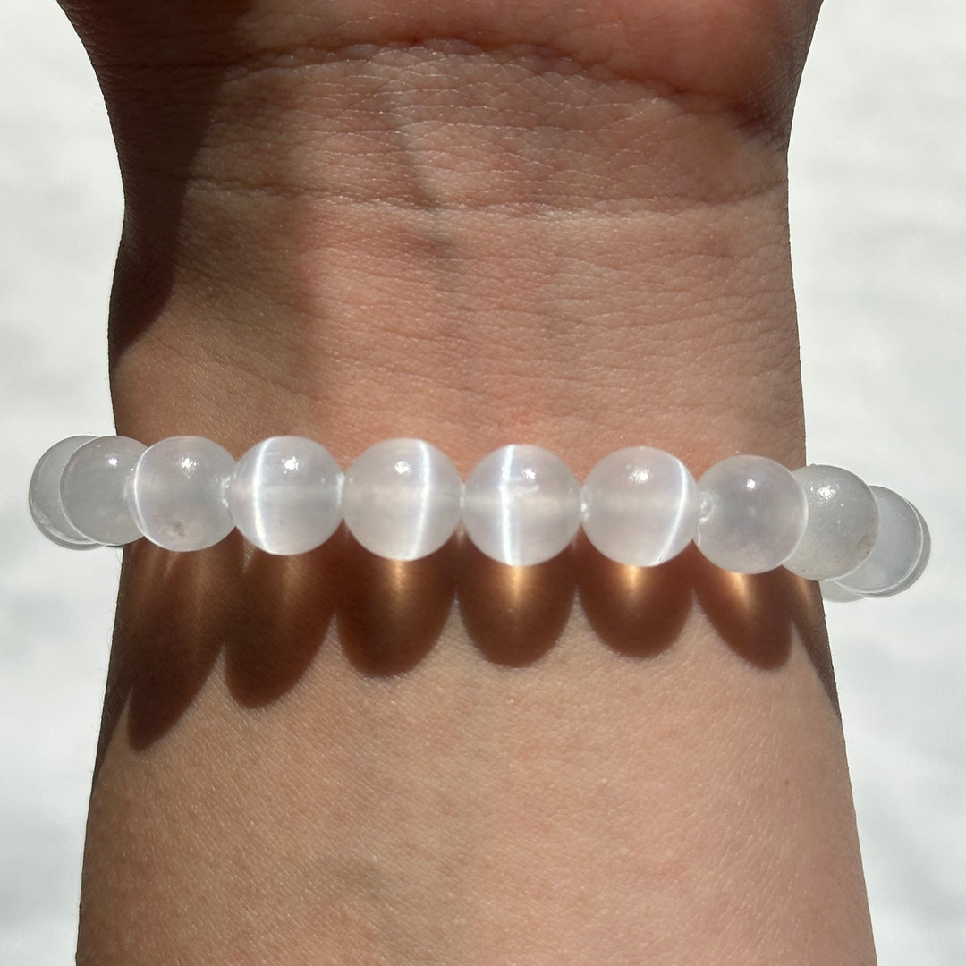Selenite Bracelet 8.1-8.5mm
