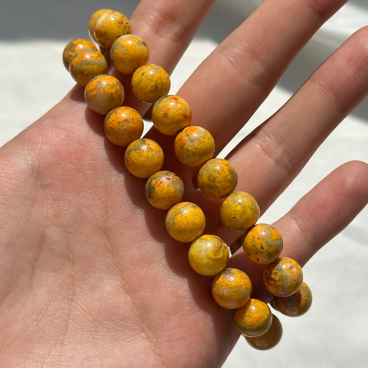 Bumble Bee Jasper Bracelet 8.9-9.3mm