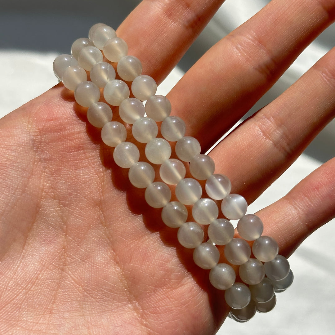 Moon Stone Triple Wrap 5.9-6.2mm
