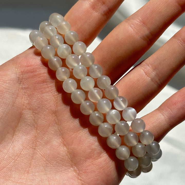 Moon Stone Triple Wrap 5.9-6.2mm