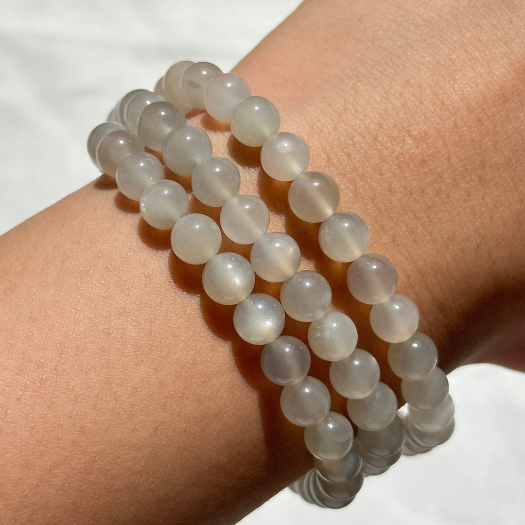 Moon Stone Triple Wrap 5.9-6.2mm
