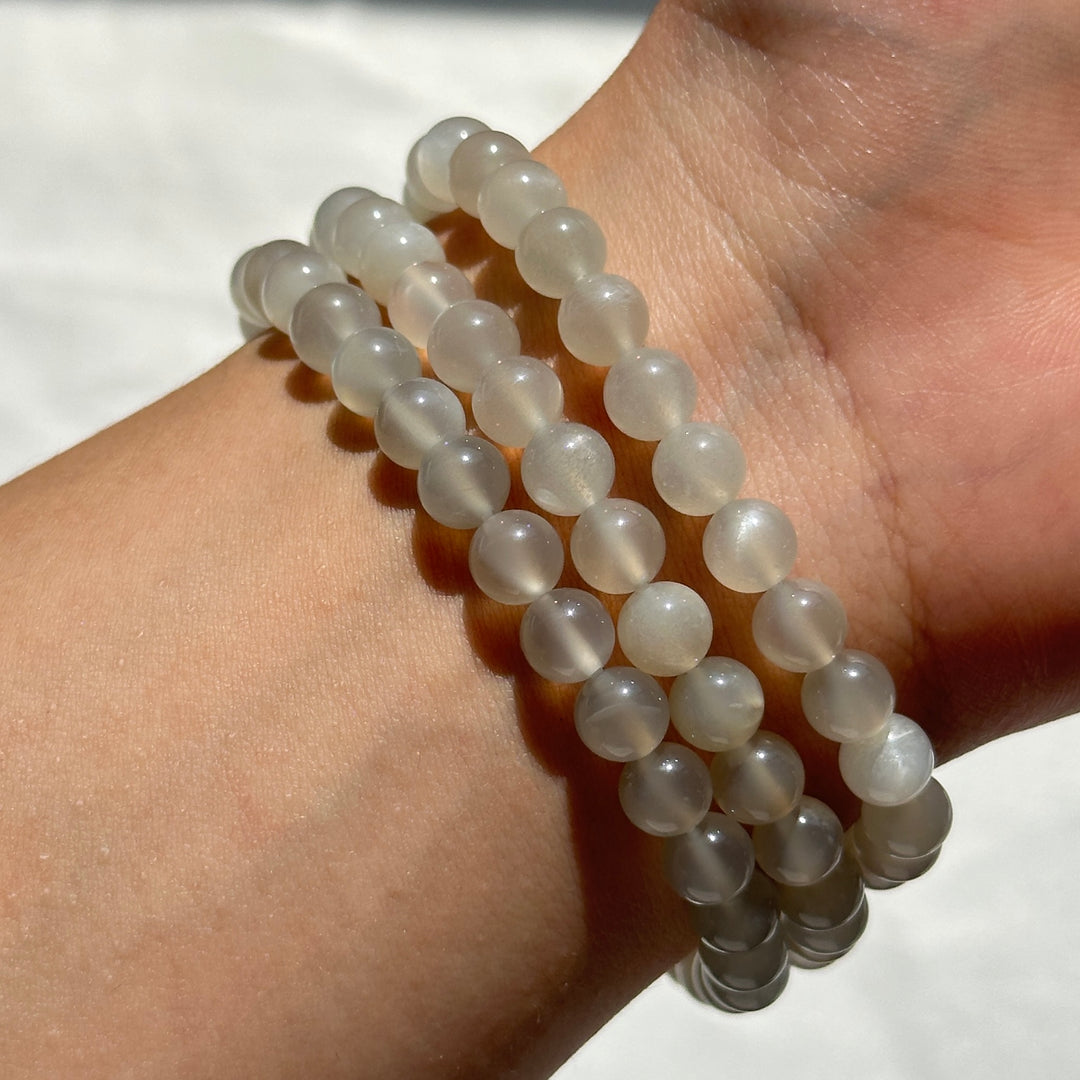 Moon Stone Triple Wrap 5.9-6.2mm