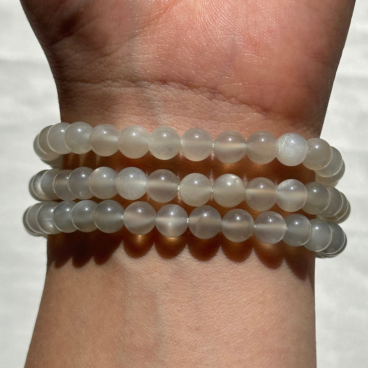 Moon Stone Triple Wrap 5.9-6.2mm