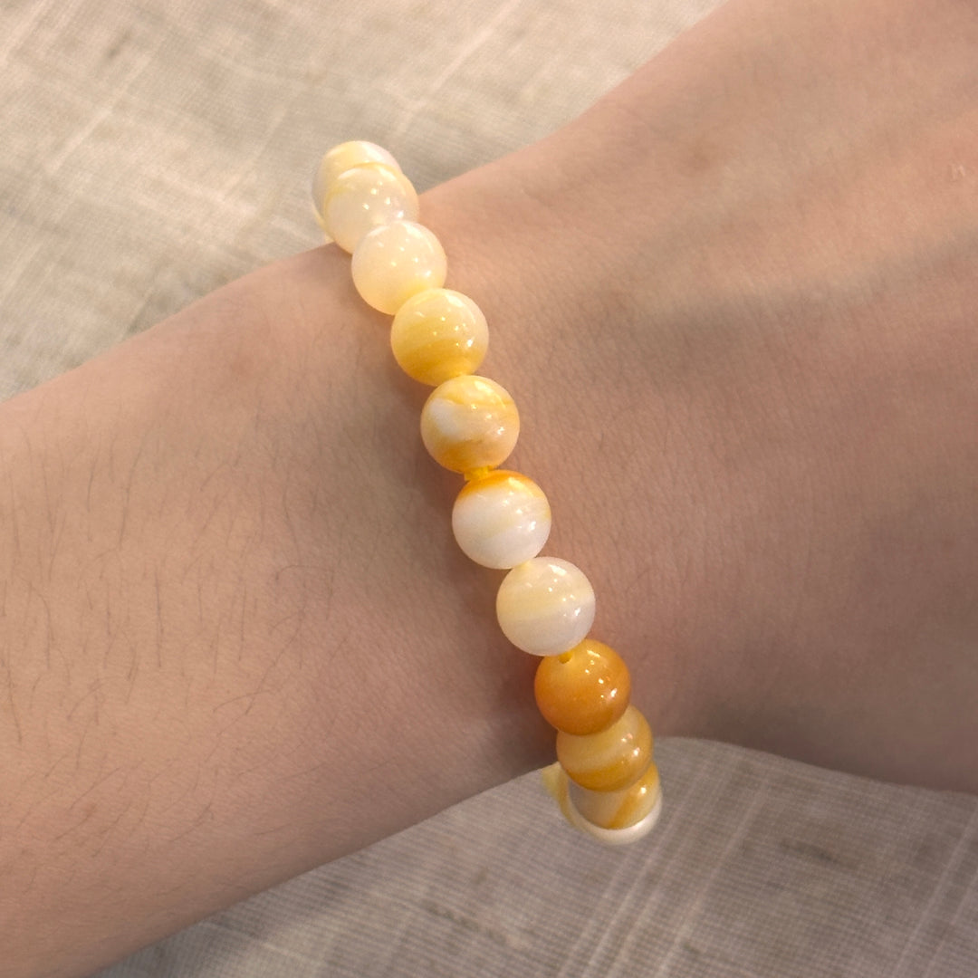Golden Conch Shell Bracelet 8.0-8.3mm