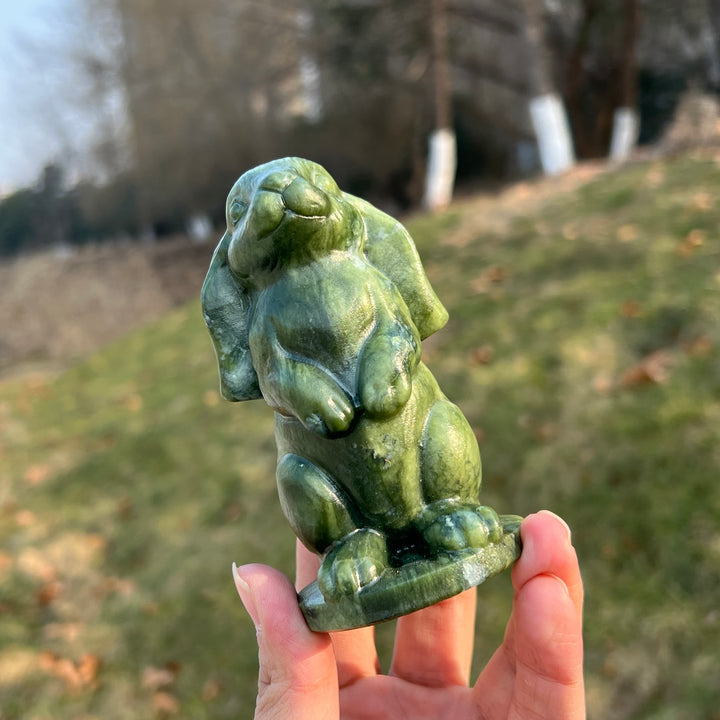 Natural Crystal Carving Lop-Eared Rabbit