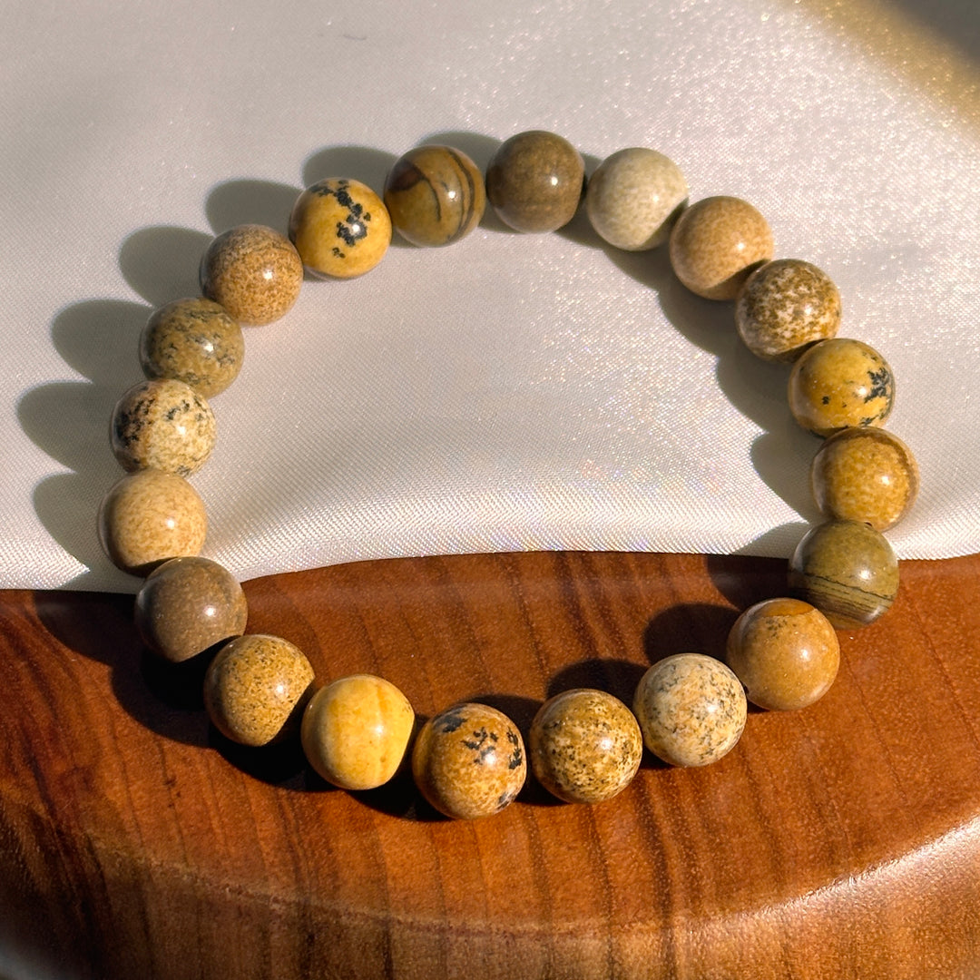 Pulsera de Cuentas Cuadradas de Ojo de Tigre Amarillo 10.4-11.0mm