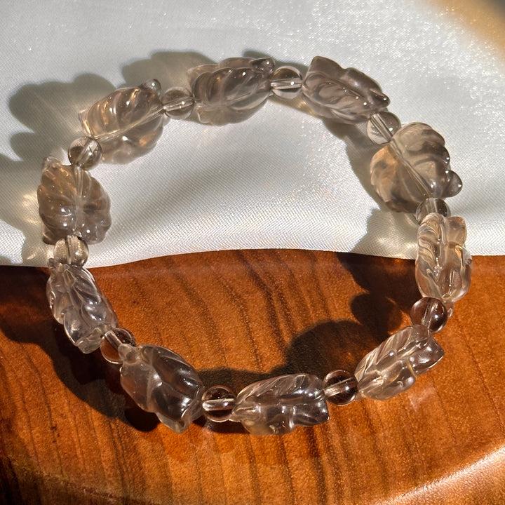 Pulsera de Fluorita Púrpura 7.0-7.9mm