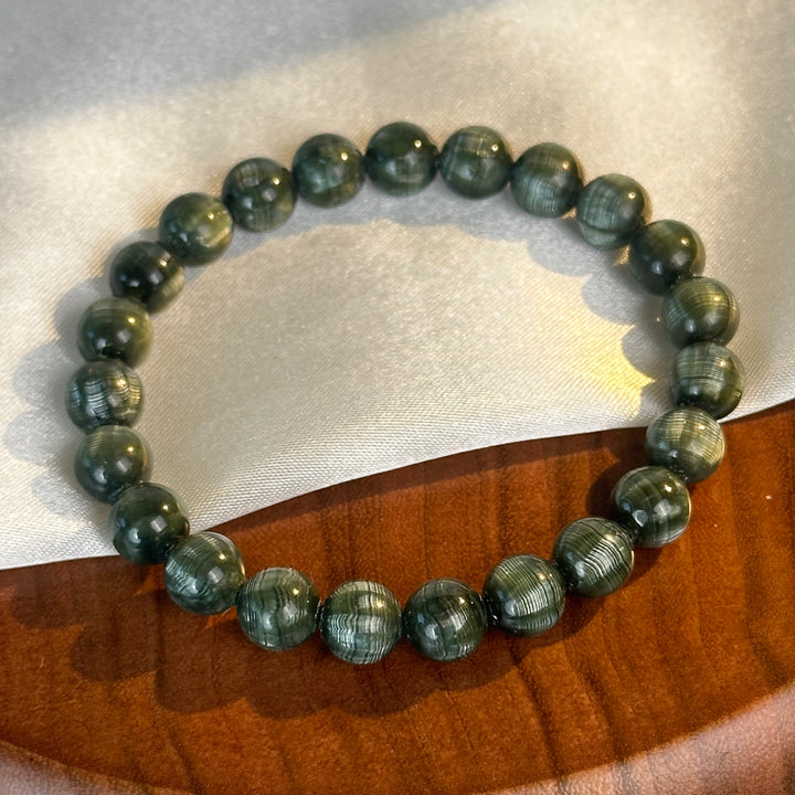 Seraphinite Bracelet 7.8-8.0mm