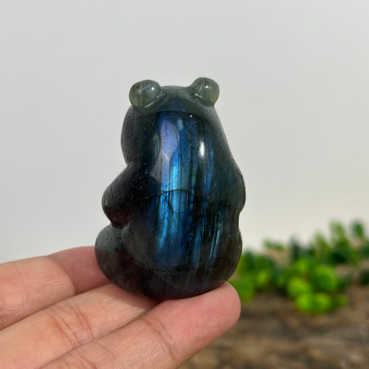 Labradorite Carving Panda