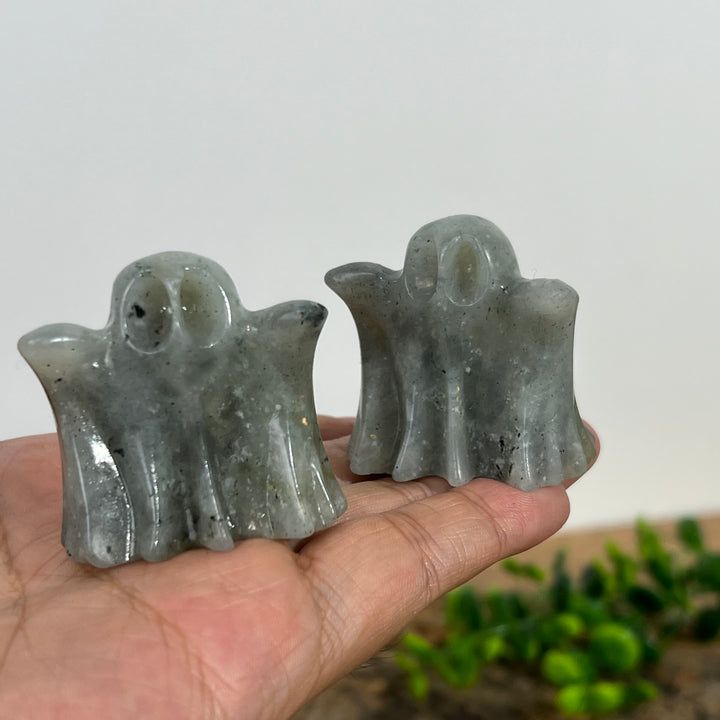 Labradorite Ghost Carving
