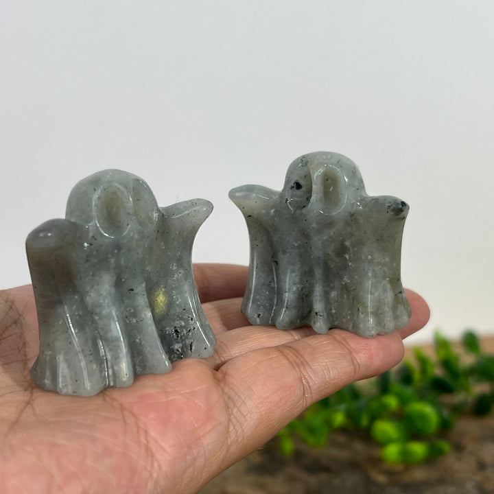 Labradorite Ghost Carving