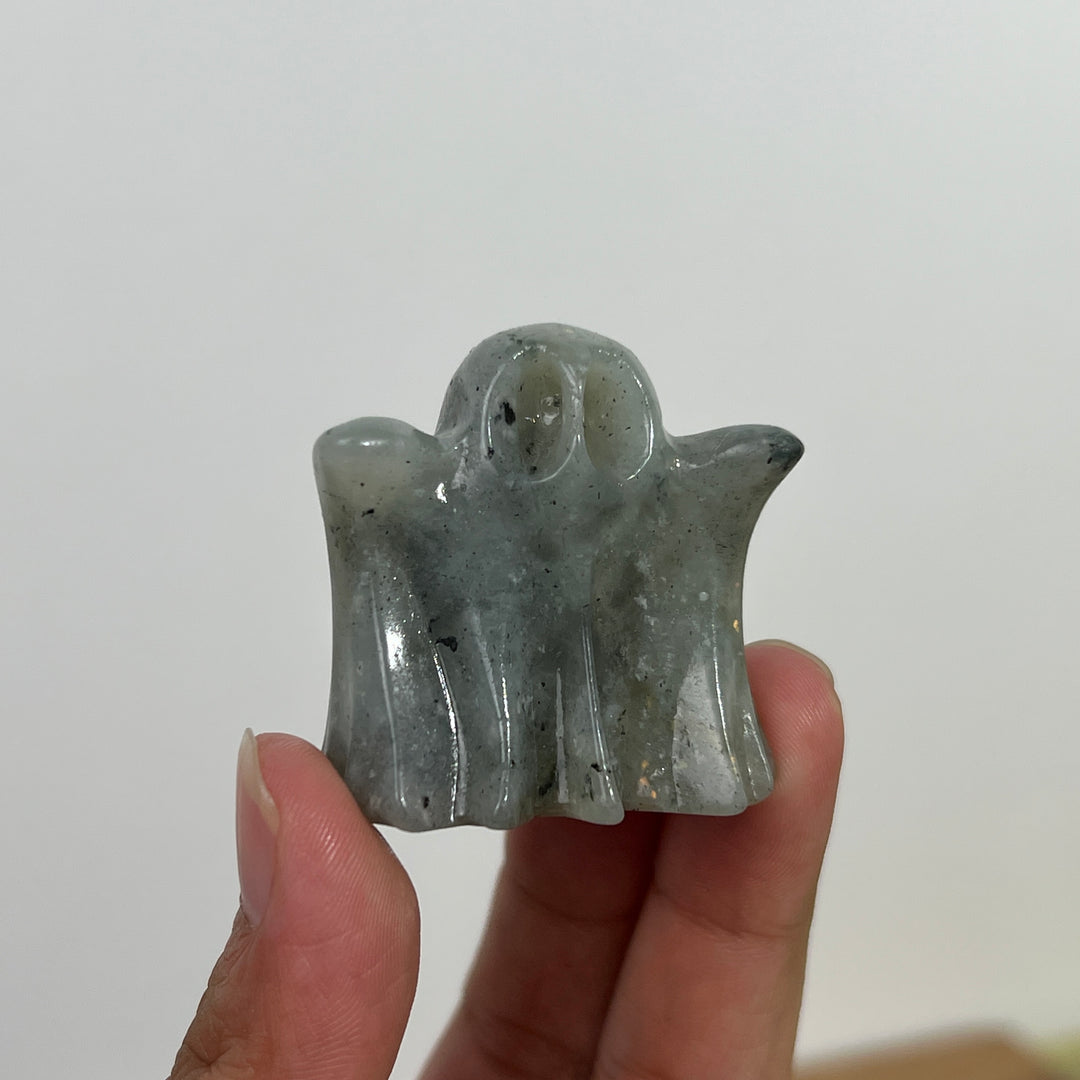 Labradorite Ghost Carving