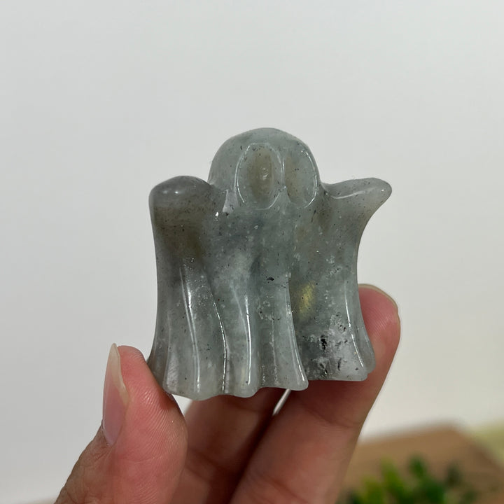 Labradorite Ghost Carving