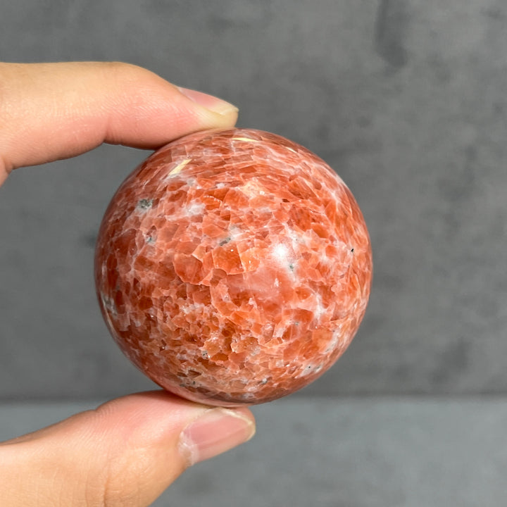 Orange Calcite Sphere