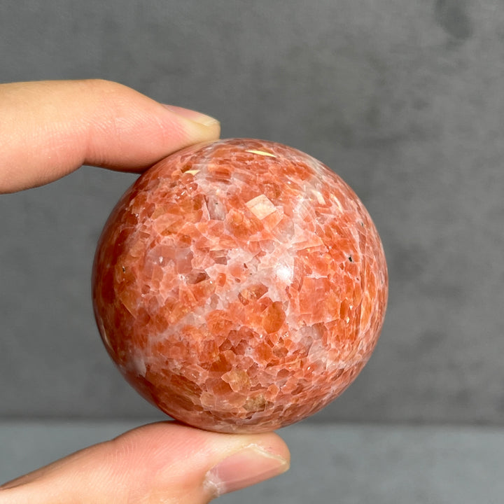 Orange Calcite Sphere