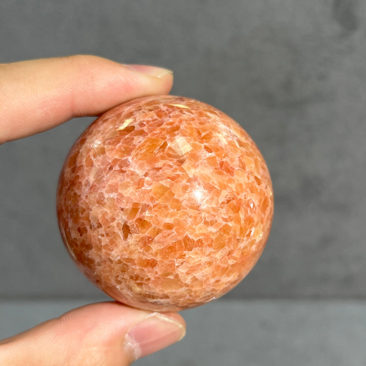 Orange Calcite Sphere