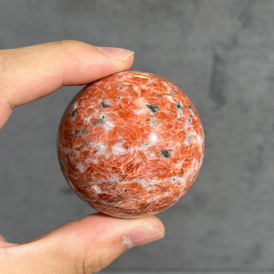 Orange Calcite Sphere