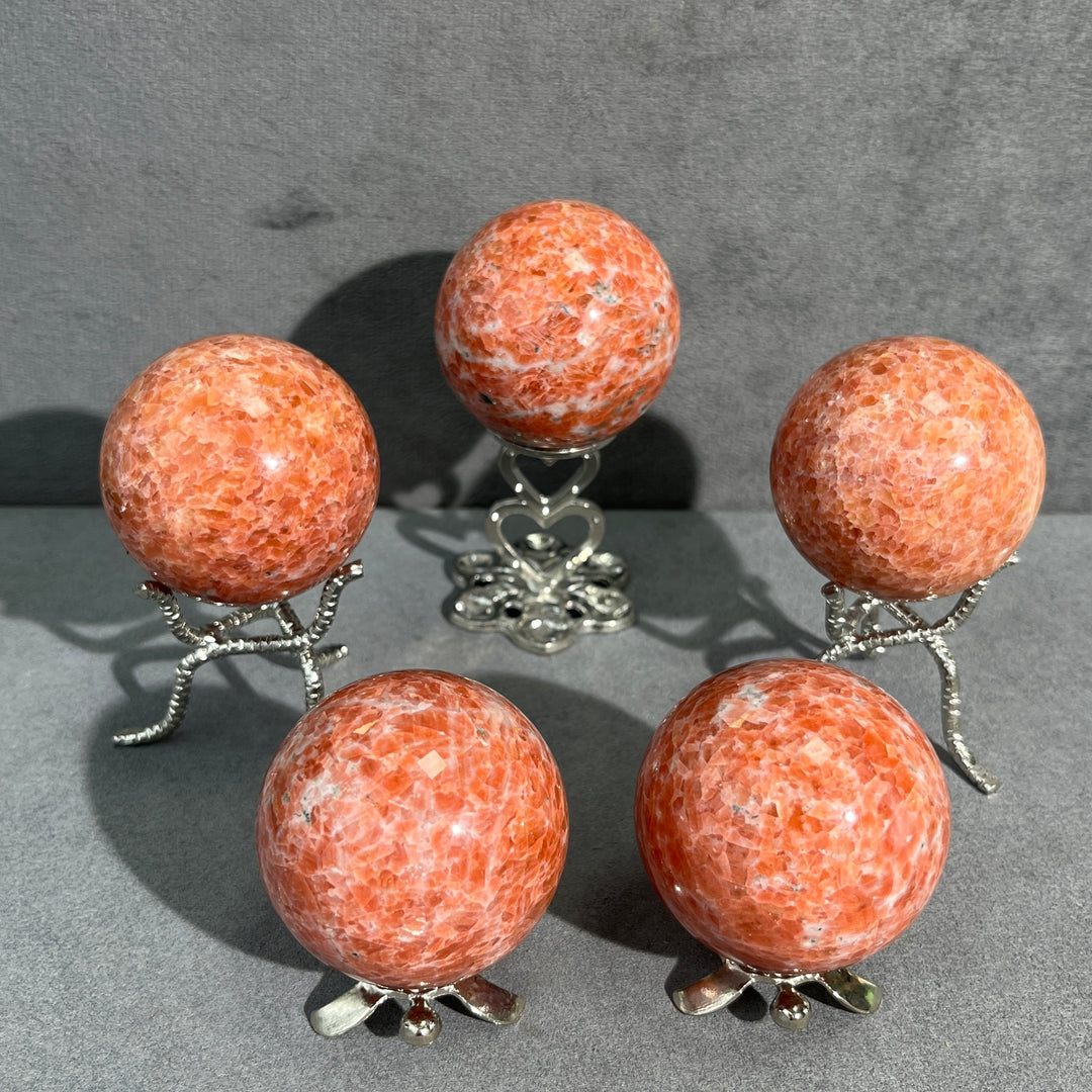 Orange Calcite Sphere