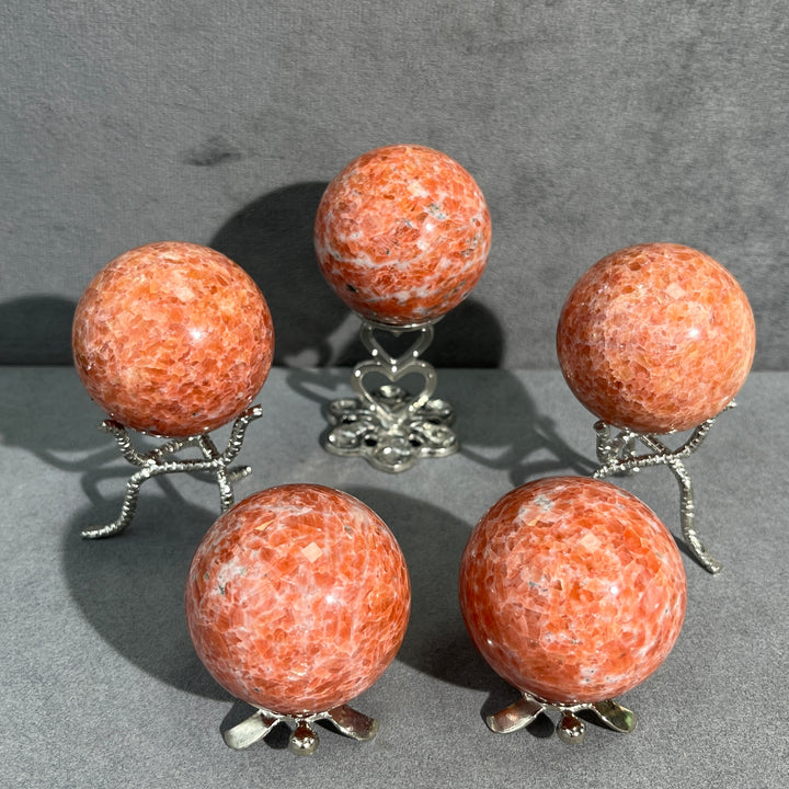 Orange Calcite Sphere