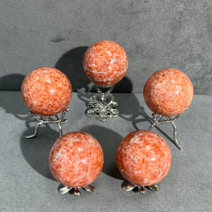 Orange Calcite Sphere
