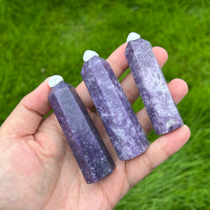 Lepidolite Point