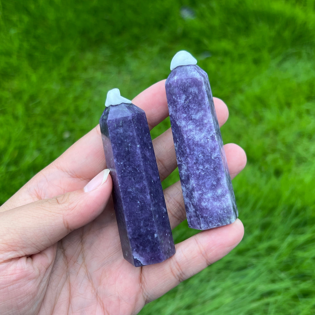 Lepidolite Point