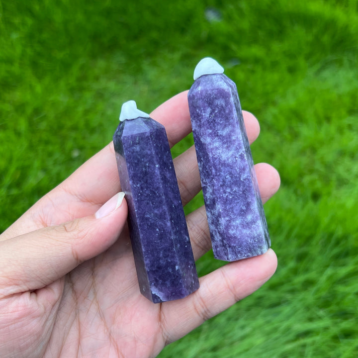 Lepidolite Point