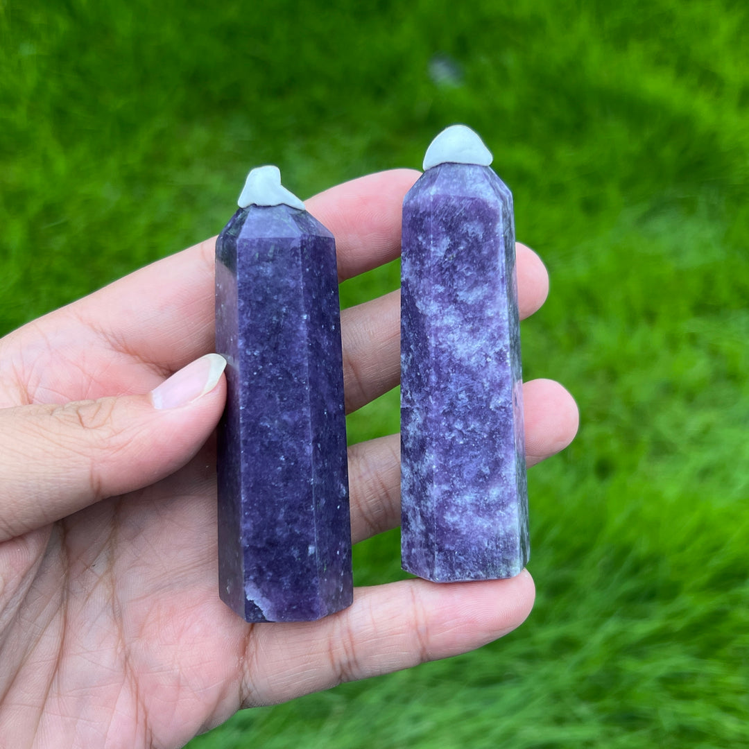 Lepidolite Point